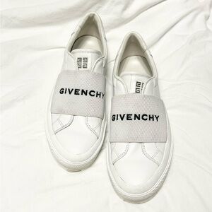 Authentic Givenchy White Slip-On Sneakers